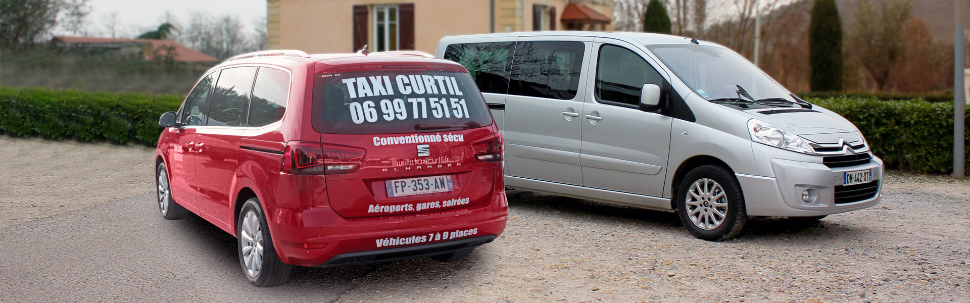 Taxi Curtil : tous vos déplacements à Vienne, Lyon et en Isère