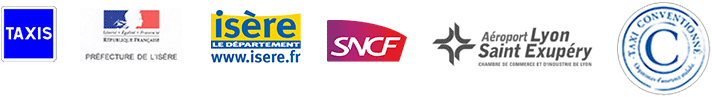 Logos  SNCF et Isère